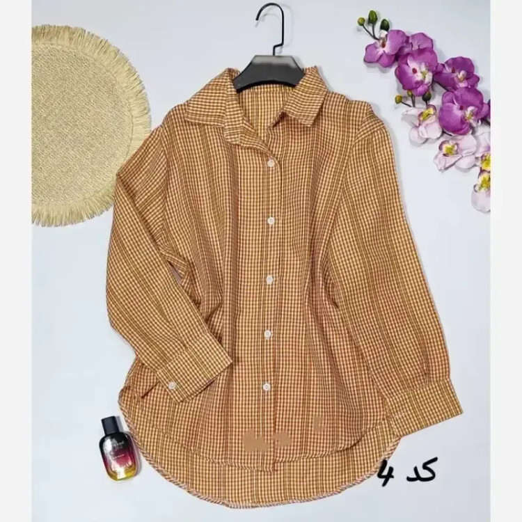 شومیز تابستانه لینن وارداتی فری سایز طرح دار لامیا